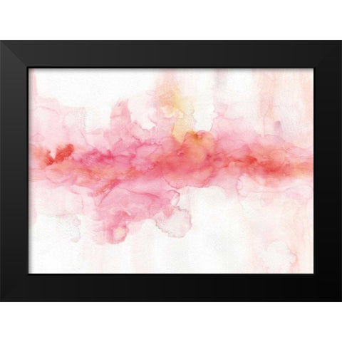 Rainbow Seeds Abstract Black Modern Wood Framed Art Print by Audit, Lisa