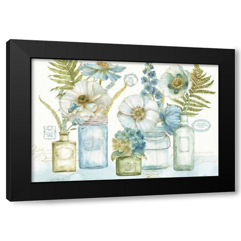 My Greenhouse Bouquet I Black Modern Wood Framed Art Print by Audit, Lisa