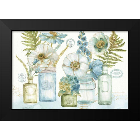 My Greenhouse Bouquet I Black Modern Wood Framed Art Print by Audit, Lisa