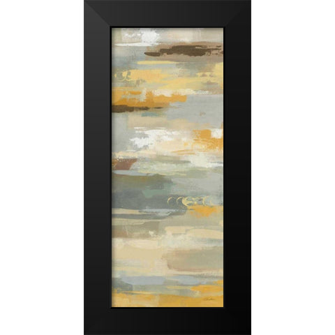Earth Abstracts II Black Modern Wood Framed Art Print by Silvia, Vassileva