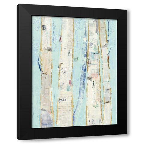 Far From Blue I Black Modern Wood Framed Art Print with Double Matting by Day, Kellie