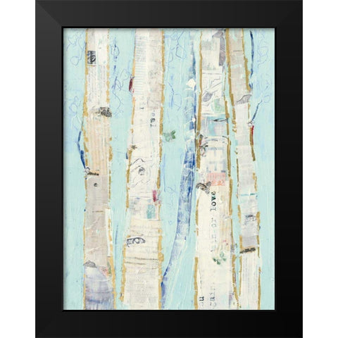Far From Blue I Black Modern Wood Framed Art Print by Day, Kellie