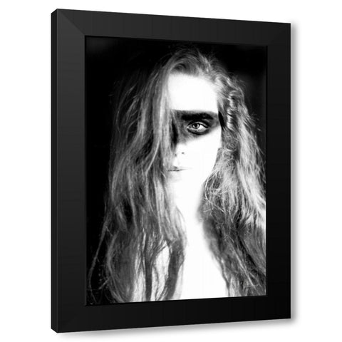 Hatch I Crop Black Modern Wood Framed Art Print by Marshall, Laura