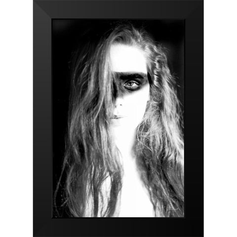 Hatch I Crop Black Modern Wood Framed Art Print by Marshall, Laura