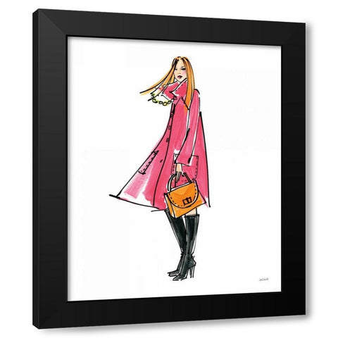 Colorful Fashion III Black Modern Wood Framed Art Print with Double Matting by Tavoletti, Anne