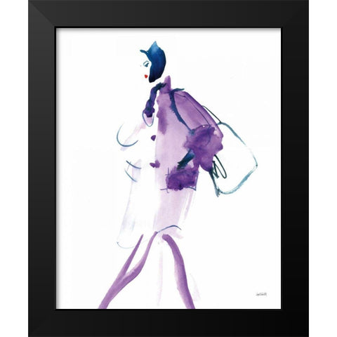 Colorful Fashion IV Black Modern Wood Framed Art Print by Tavoletti, Anne