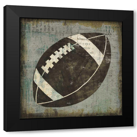 Ball III on Gray Black Modern Wood Framed Art Print with Double Matting by Mullan, Michael