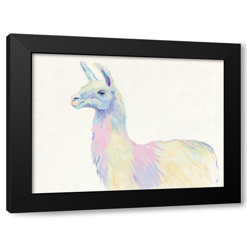 Ophelia Crop Black Modern Wood Framed Art Print with Double Matting by Tillmon, Avery