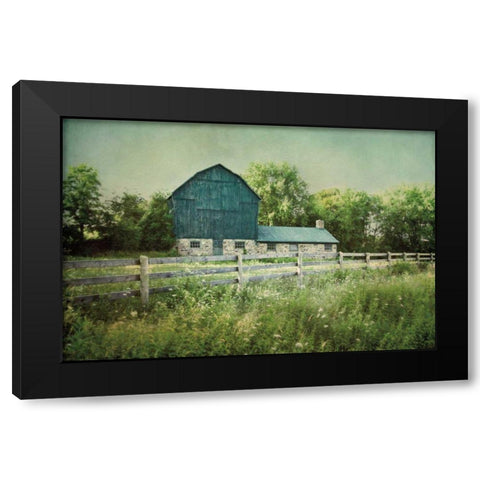 Blissful Country III Black Modern Wood Framed Art Print by Urquhart, Elizabeth