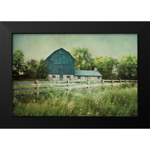 Blissful Country III Black Modern Wood Framed Art Print by Urquhart, Elizabeth