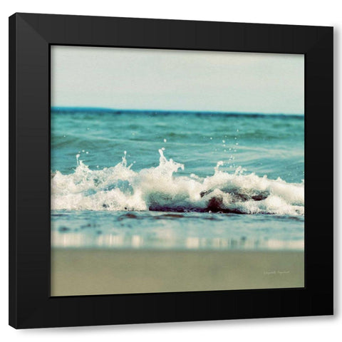 Mint Cottage Days II Crop Black Modern Wood Framed Art Print by Urquhart, Elizabeth