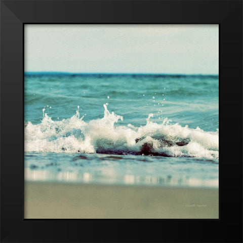 Mint Cottage Days II Crop Black Modern Wood Framed Art Print by Urquhart, Elizabeth