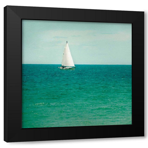 Mint Cottage Days III Crop Black Modern Wood Framed Art Print by Urquhart, Elizabeth