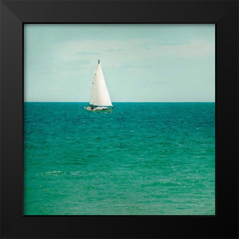 Mint Cottage Days III Crop Black Modern Wood Framed Art Print by Urquhart, Elizabeth