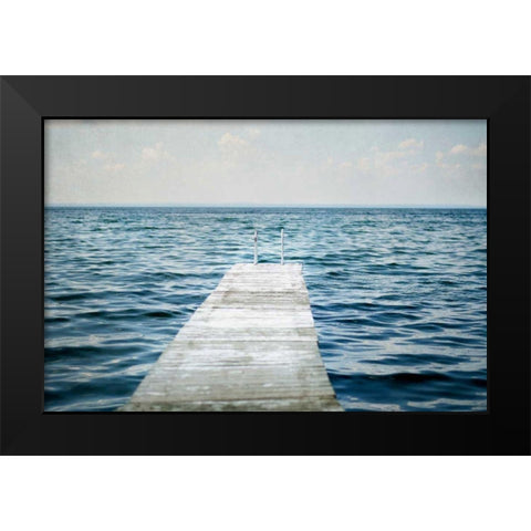 Calm Days I Black Modern Wood Framed Art Print by Urquhart, Elizabeth