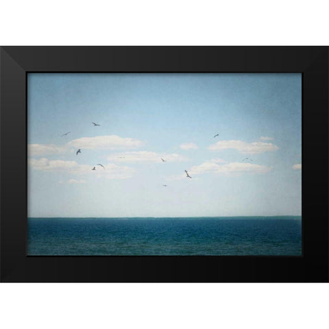 Calm Days IV Black Modern Wood Framed Art Print by Urquhart, Elizabeth