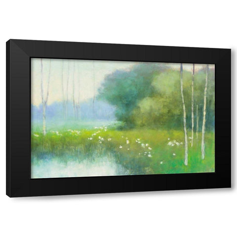 Spring Midst Black Modern Wood Framed Art Print by Purinton, Julia