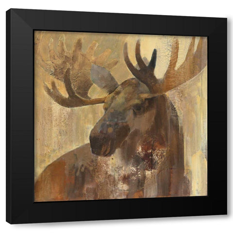 Into the Wild II Black Modern Wood Framed Art Print by Hristova, Albena