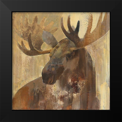 Into the Wild II Black Modern Wood Framed Art Print by Hristova, Albena