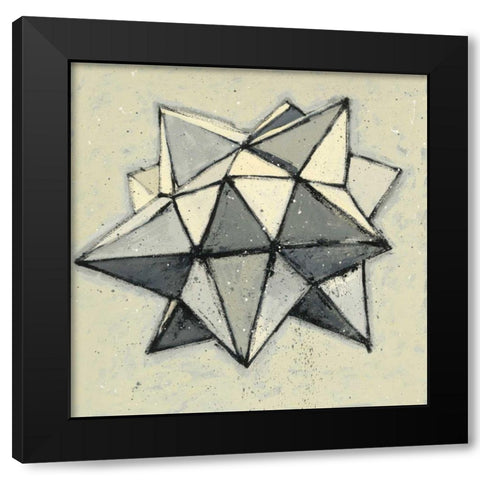 Wabi Sabi I Black Modern Wood Framed Art Print with Double Matting by Novak, Shirley