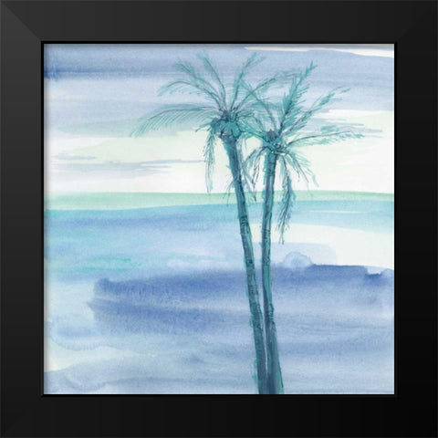 Peaceful Dusk II Black Modern Wood Framed Art Print by Paschke, Chris
