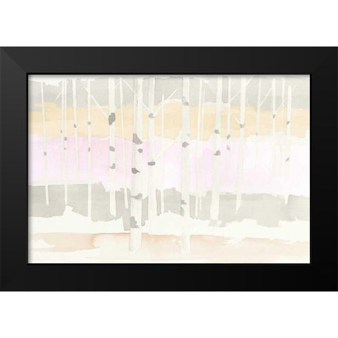 Springlake Aspens Neutral Crop Black Modern Wood Framed Art Print by Tillmon, Avery