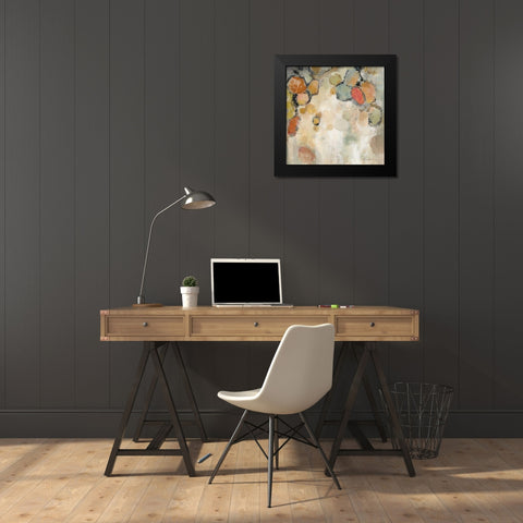 Upstream Light Black Modern Wood Framed Art Print by Vassileva, Silvia