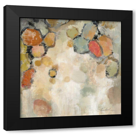Upstream Light Black Modern Wood Framed Art Print with Double Matting by Vassileva, Silvia