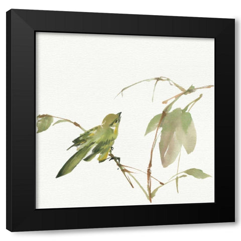 Sisken Black Modern Wood Framed Art Print by Paschke, Chris