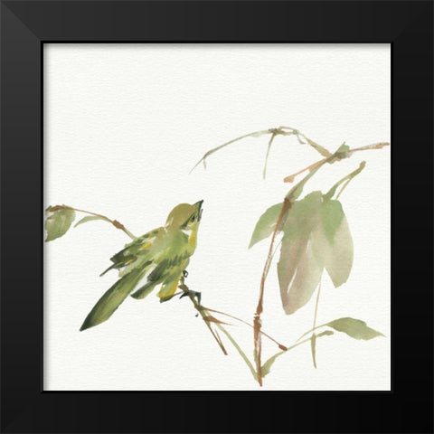 Sisken Black Modern Wood Framed Art Print by Paschke, Chris