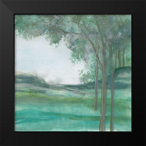 Summer Nights Black Modern Wood Framed Art Print by Paschke, Chris