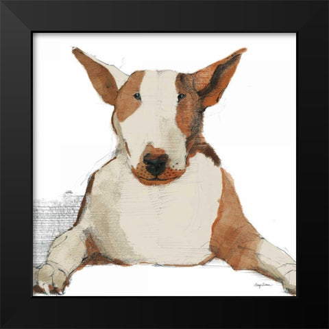 Orpheus Watercolor Black Modern Wood Framed Art Print by Tillmon, Avery