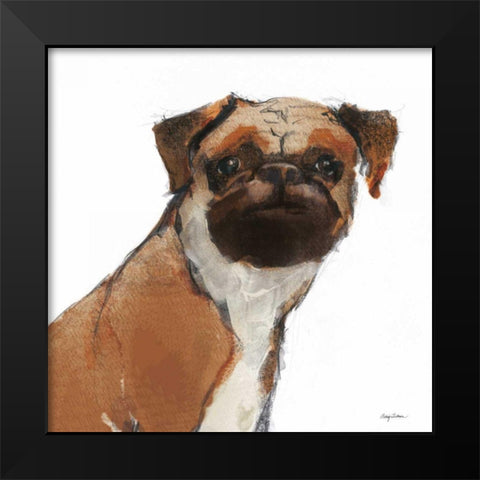 Snug Watercolor Black Modern Wood Framed Art Print by Tillmon, Avery