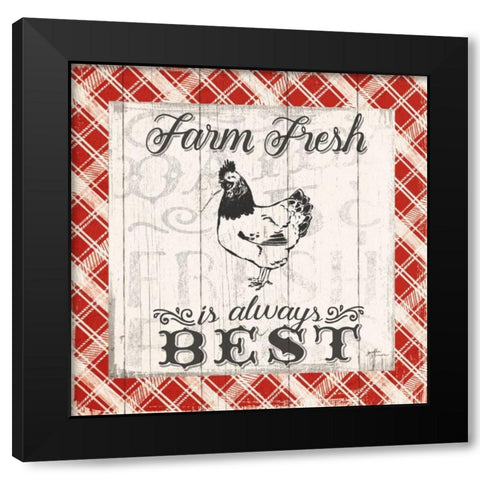 Farmers Market III Black Modern Wood Framed Art Print by Penner, Janelle