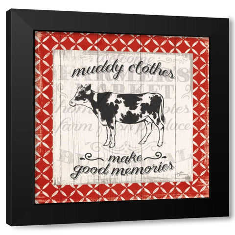 Farmers Market IV Black Modern Wood Framed Art Print with Double Matting by Penner, Janelle