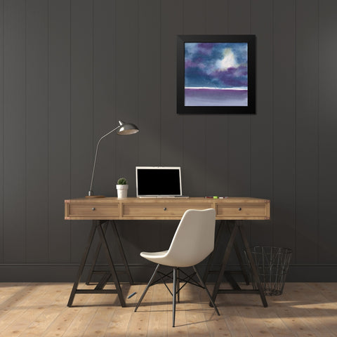 The Clouds I Black Modern Wood Framed Art Print by Paschke, Chris