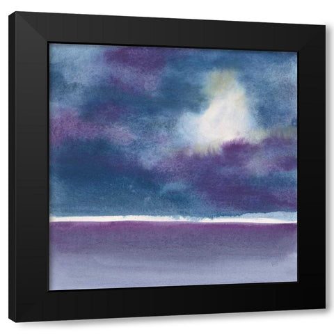 The Clouds I Black Modern Wood Framed Art Print by Paschke, Chris