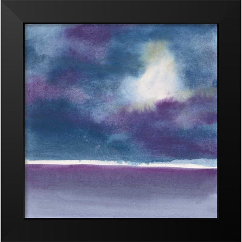 The Clouds I Black Modern Wood Framed Art Print by Paschke, Chris