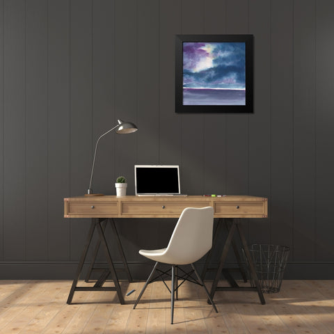 The Clouds II Black Modern Wood Framed Art Print by Paschke, Chris