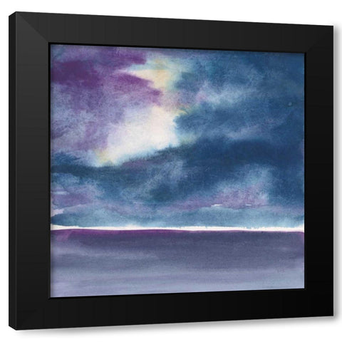The Clouds II Black Modern Wood Framed Art Print by Paschke, Chris