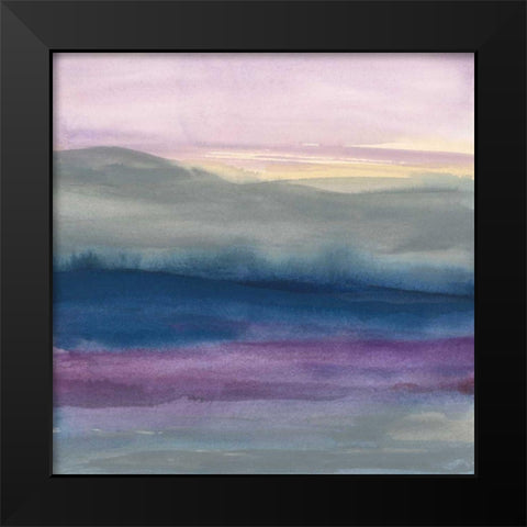 Grey Hills I Black Modern Wood Framed Art Print by Paschke, Chris