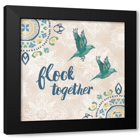 Fly Away VI Black Modern Wood Framed Art Print with Double Matting by Penner, Janelle