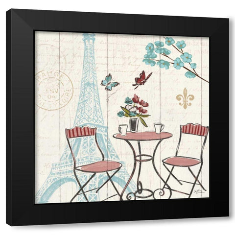 Paris Tour VI Black Modern Wood Framed Art Print by Penner, Janelle
