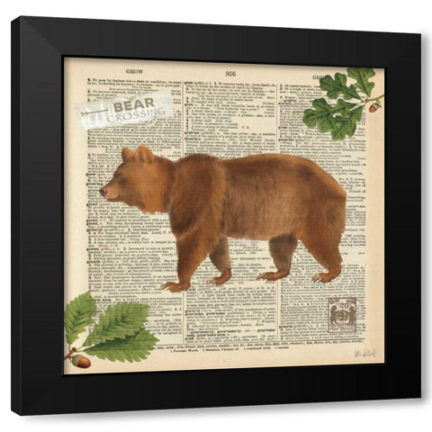 Lodge Collage II Black Modern Wood Framed Art Print by Pertiet, Katie