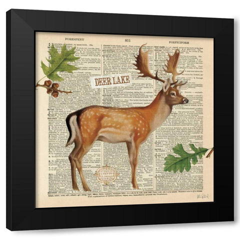 Lodge Collage III Black Modern Wood Framed Art Print by Pertiet, Katie
