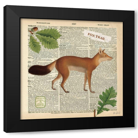 Lodge Collage IV Black Modern Wood Framed Art Print by Pertiet, Katie