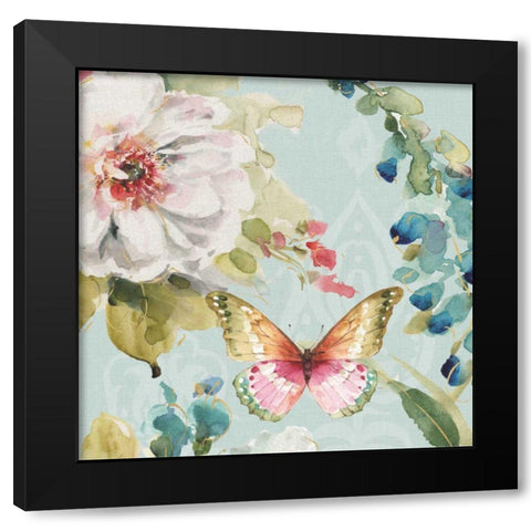 Colorful Breeze IV Black Modern Wood Framed Art Print by Audit, Lisa