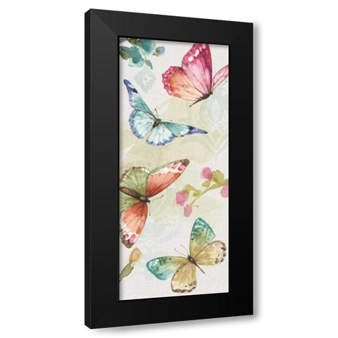 Colorful Breeze VII Black Modern Wood Framed Art Print with Double Matting by Audit, Lisa