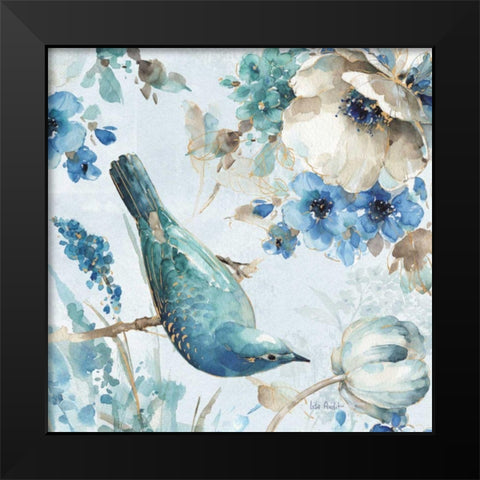 Indigold II Black Modern Wood Framed Art Print by Audit, Lisa