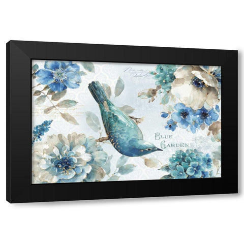 Indigold VIII Black Modern Wood Framed Art Print with Double Matting by Audit, Lisa